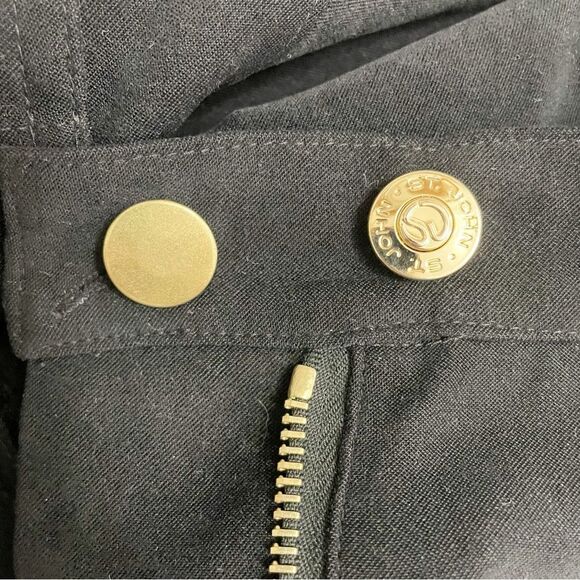 Vintage St. John Sport Pants Black Straight Leg Microfiber Trousers Size 4 - Picture 8 of 11